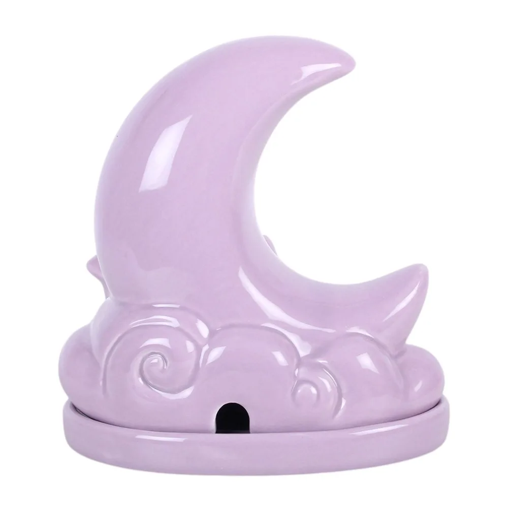 Purple Pastel Skies Moon Incense Cone Holder - Image 4