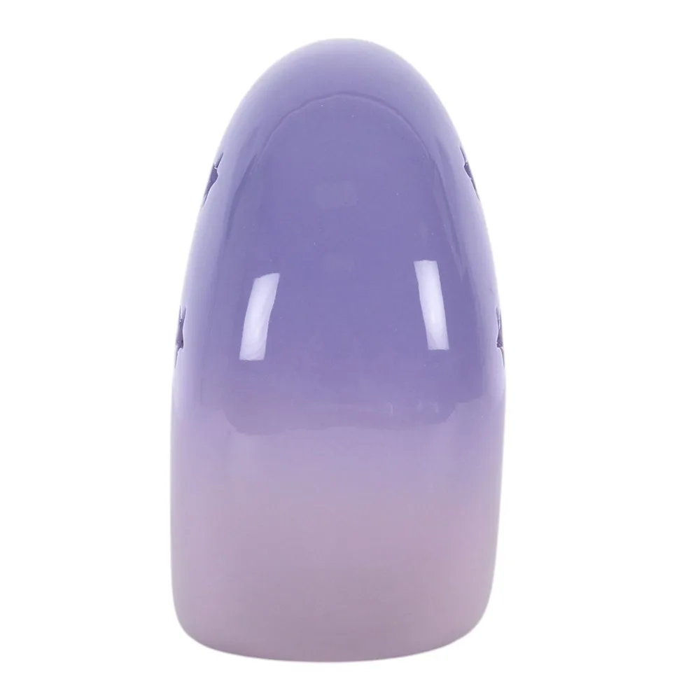Purple Pastel Crescent Moon Hanging Oil Burner - Image 3
