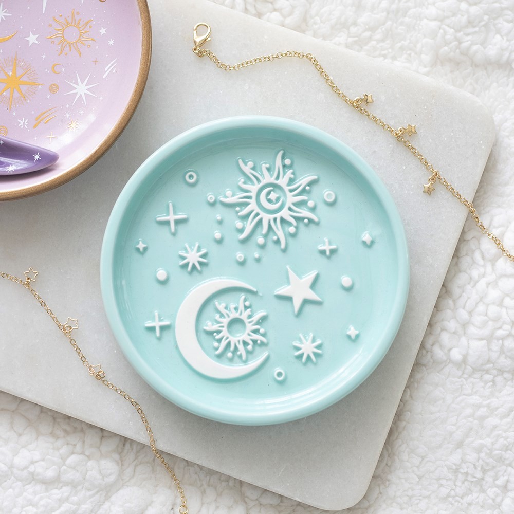 Blue Moon and Sun Trinket Dish Blue Moon and Sun Trinket Dish