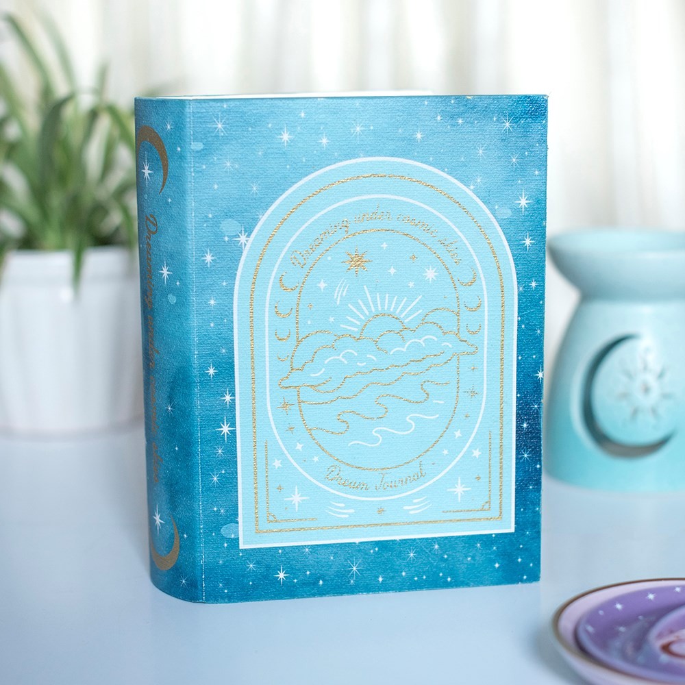Blue Celestial Book Shaped Storage Box Blue Celestial Book Shaped Storage Box