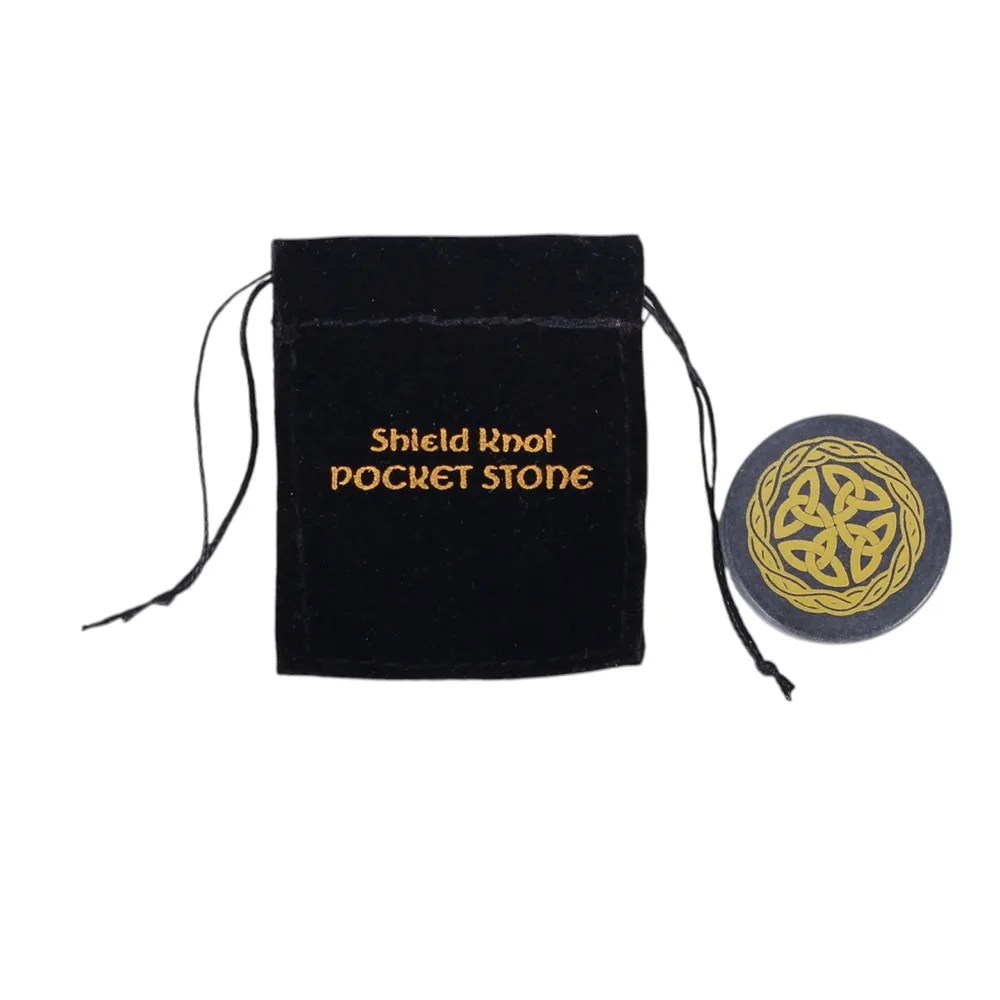 Box of 24 Celtic Shield Knot Pocket Stones - Image 3