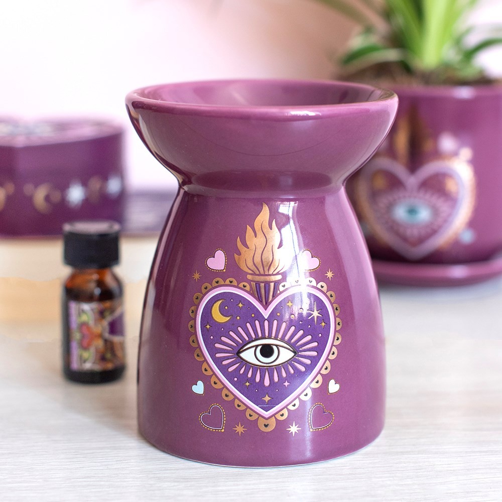 Sacred Sight Heart Oil Burner Sacred Sight Heart Oil Burner