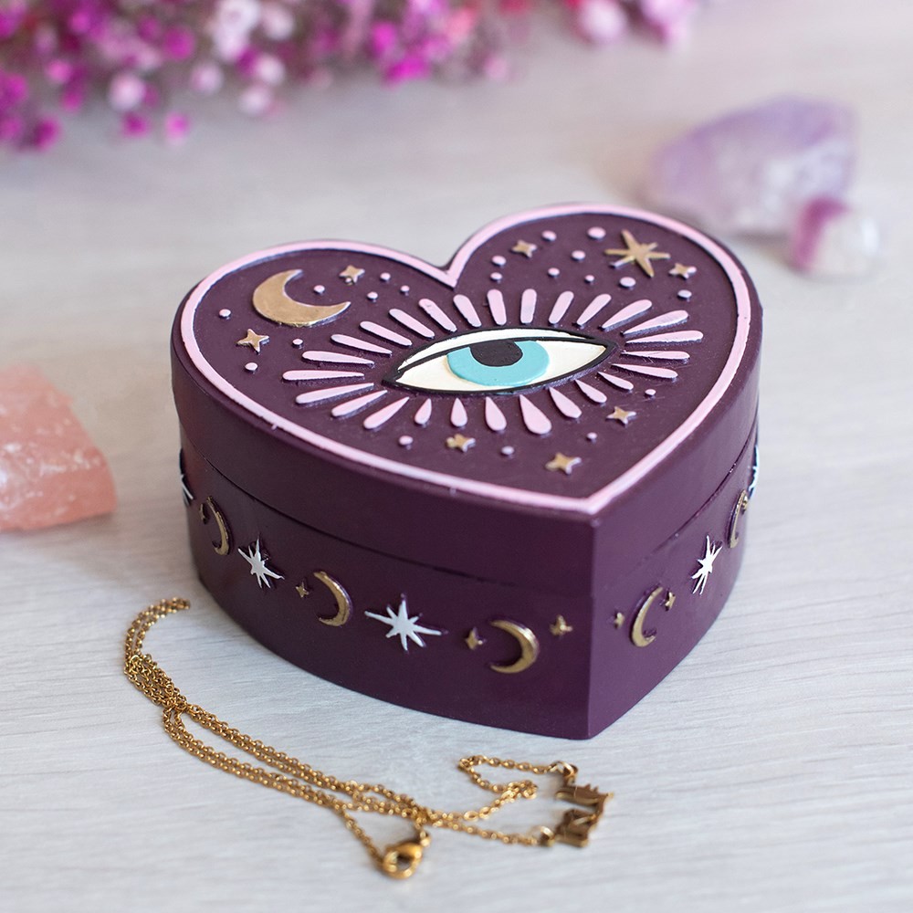 Sacred Sight Heart Trinket Box