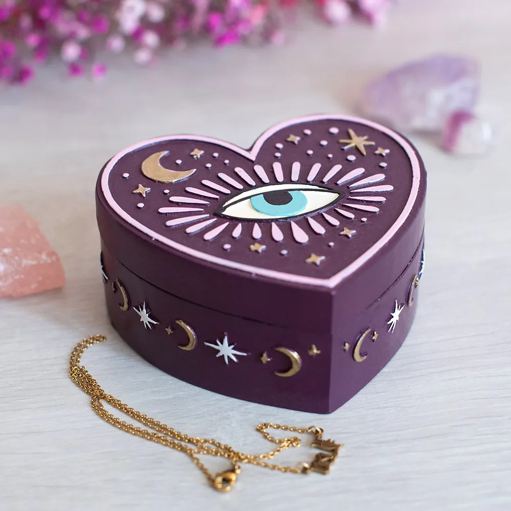Sacred Sight Heart Trinket Box Sacred Sight Heart Trinket Box