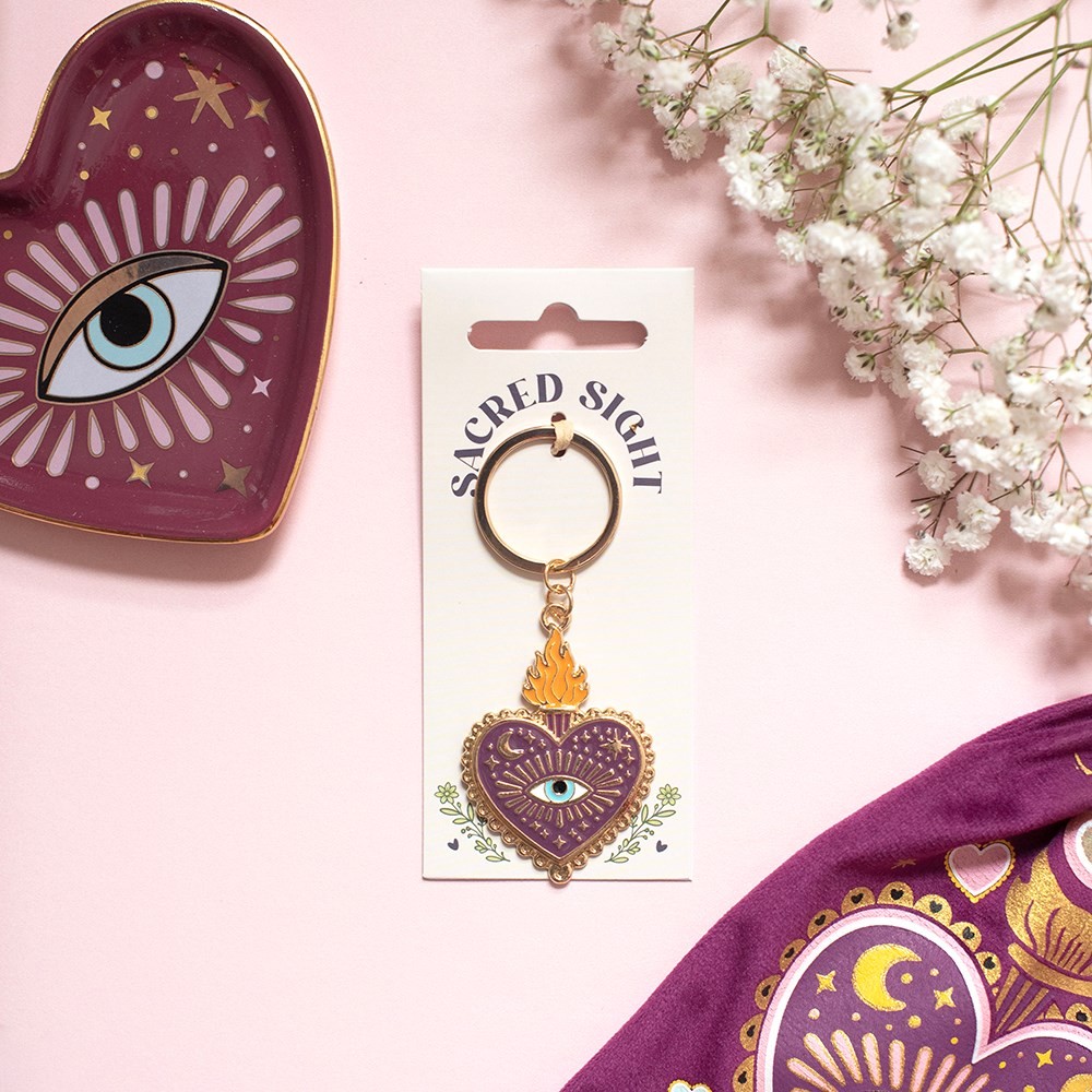 Sacred Sight Heart Keyring Sacred Sight Heart Keyring