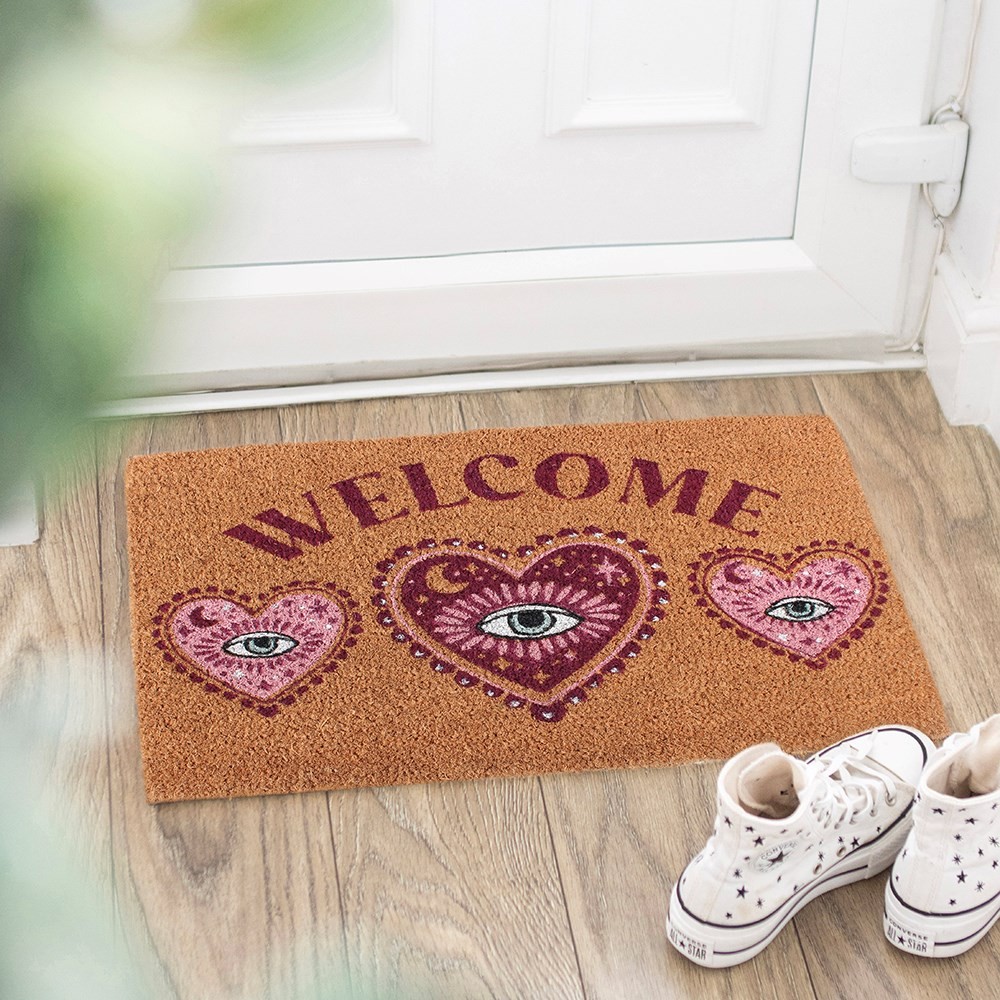 Sacred Sight Heart Welcome Doormat Sacred Sight Heart Welcome Doormat