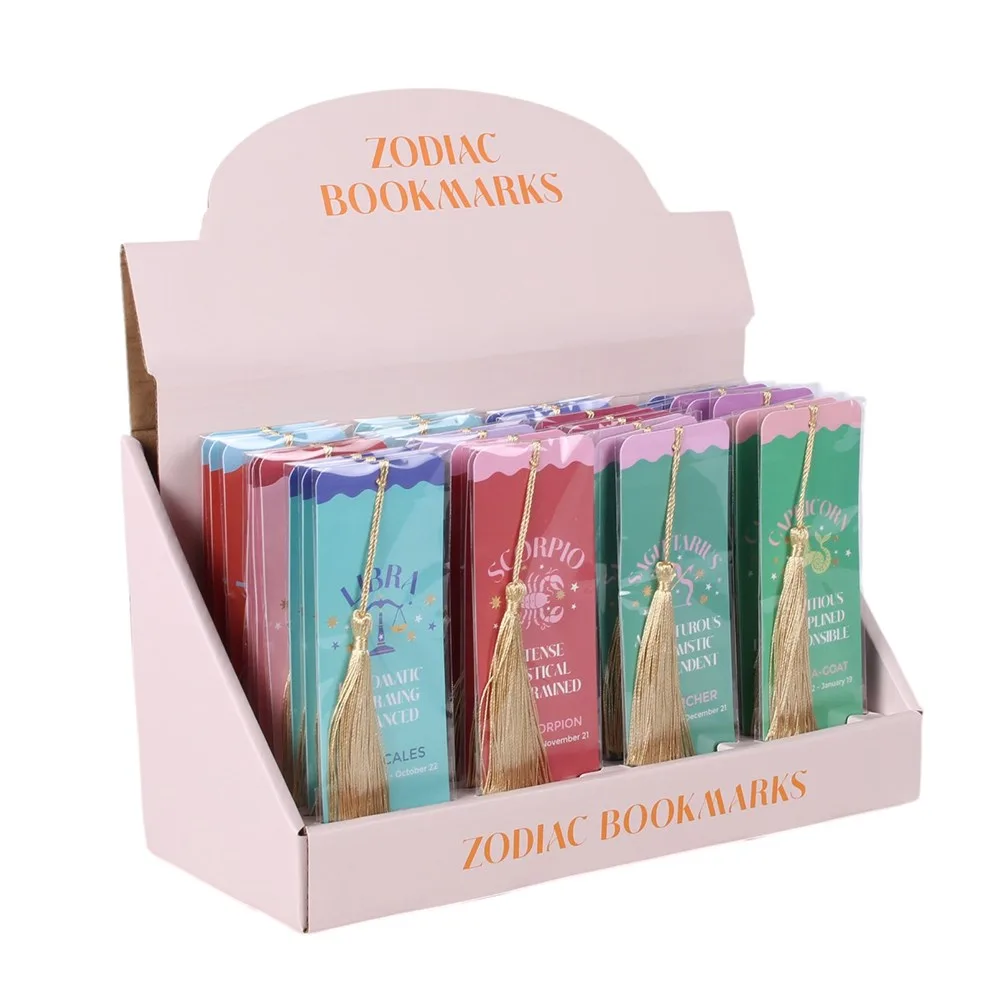 Set of 36 Zodiac Zest Bookmarks in Display - Image 2