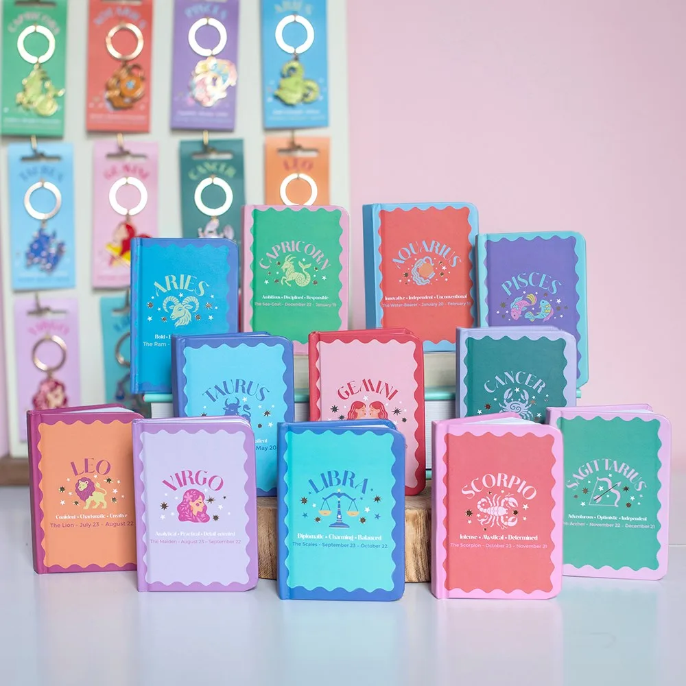 Set of 12 Mini Zodiac Zest Notebooks Set of 12 Mini Zodiac Zest Notebooks