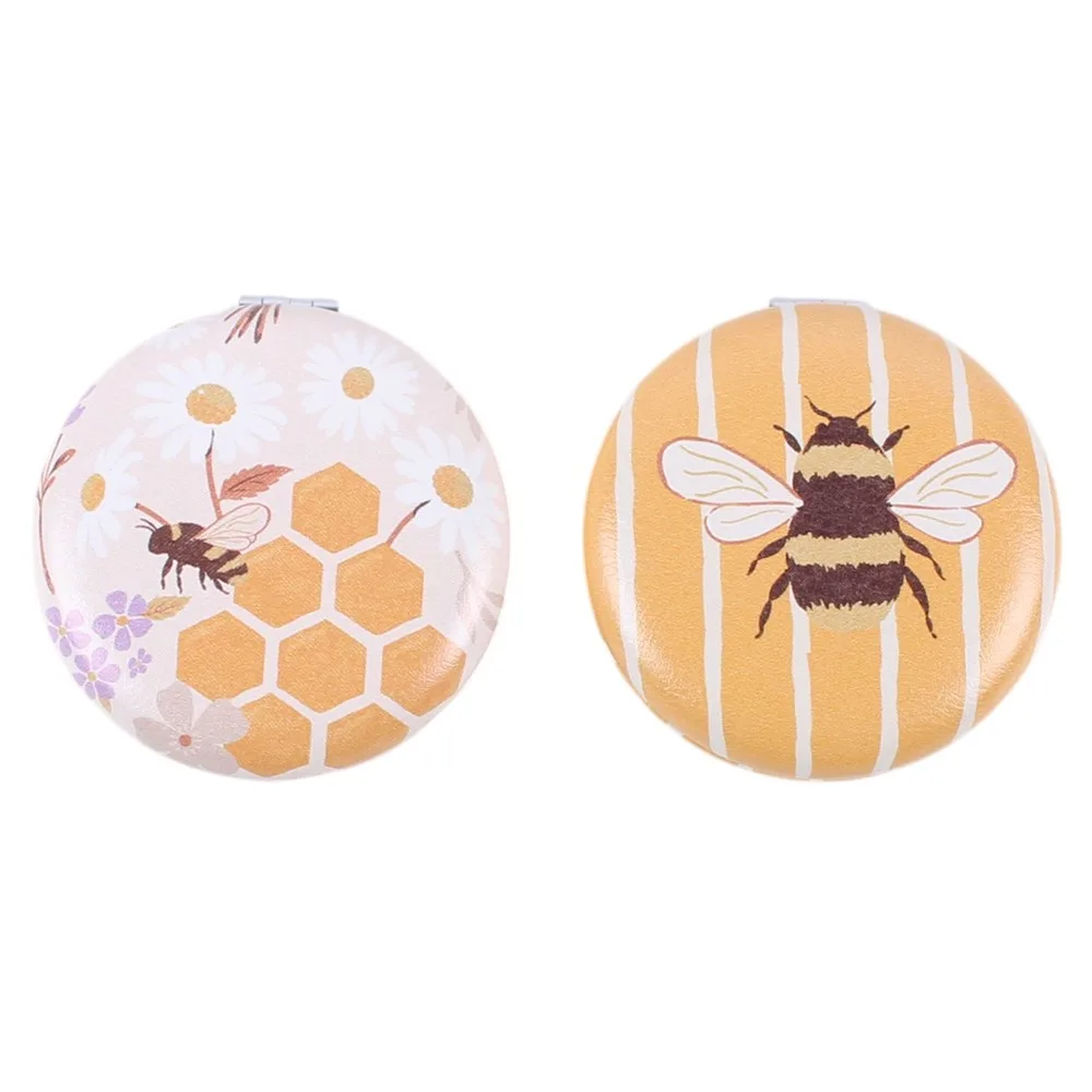 Set of 12 Honey Bee Compact Mirrors in Display - Image 2