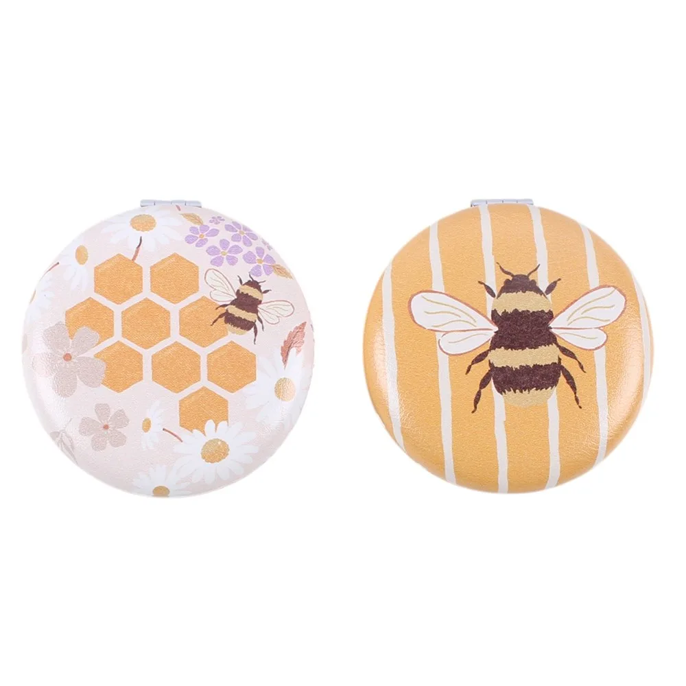 Set of 12 Honey Bee Compact Mirrors in Display - Image 4
