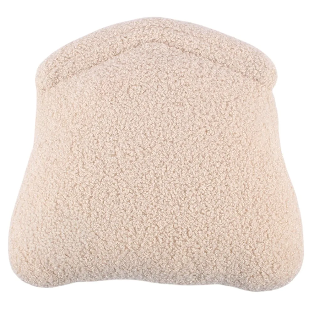 White Beehive Boucle Cushion - Image 3