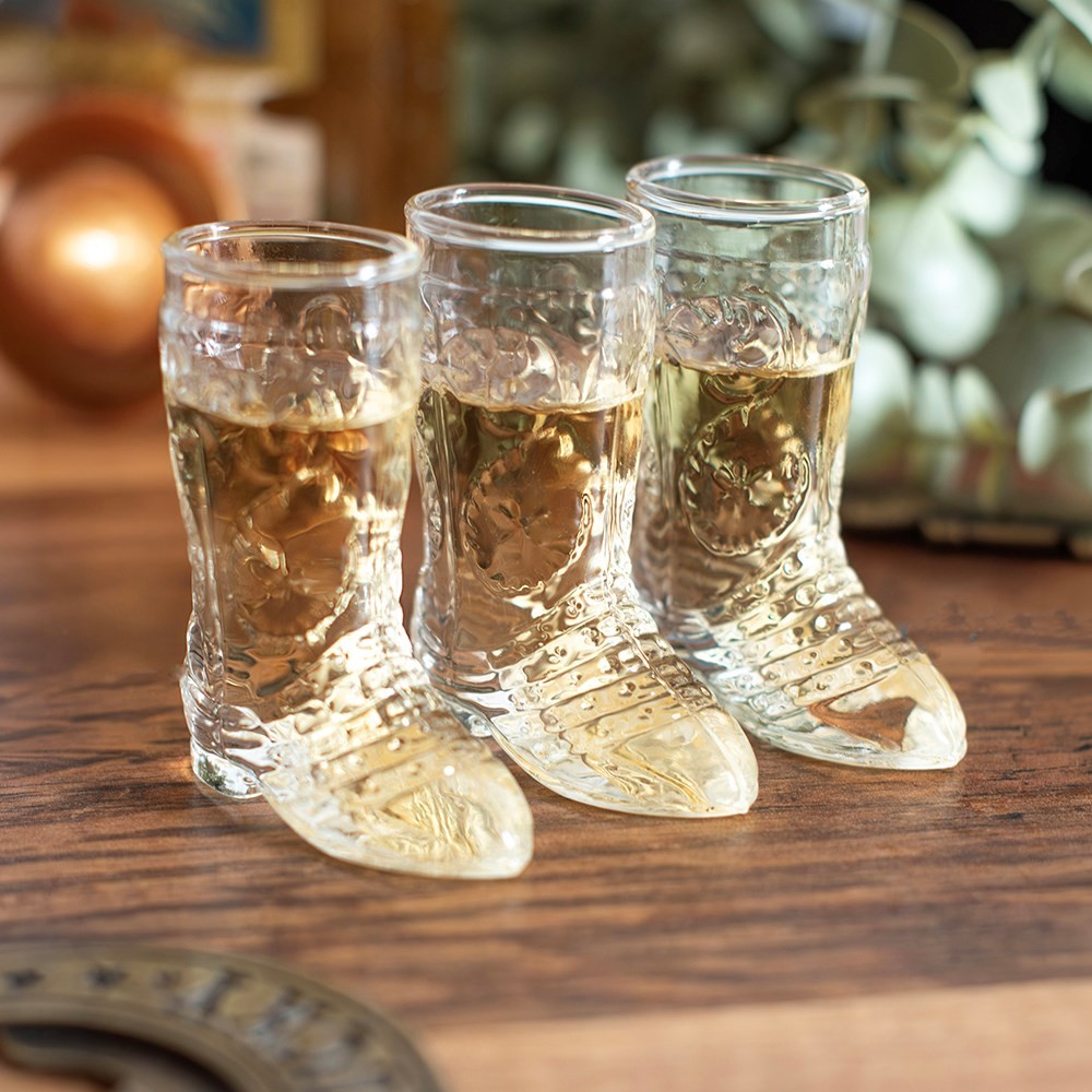 Cowboy Boot Shot Glass Set Cowboy Boot Shot Glass Set