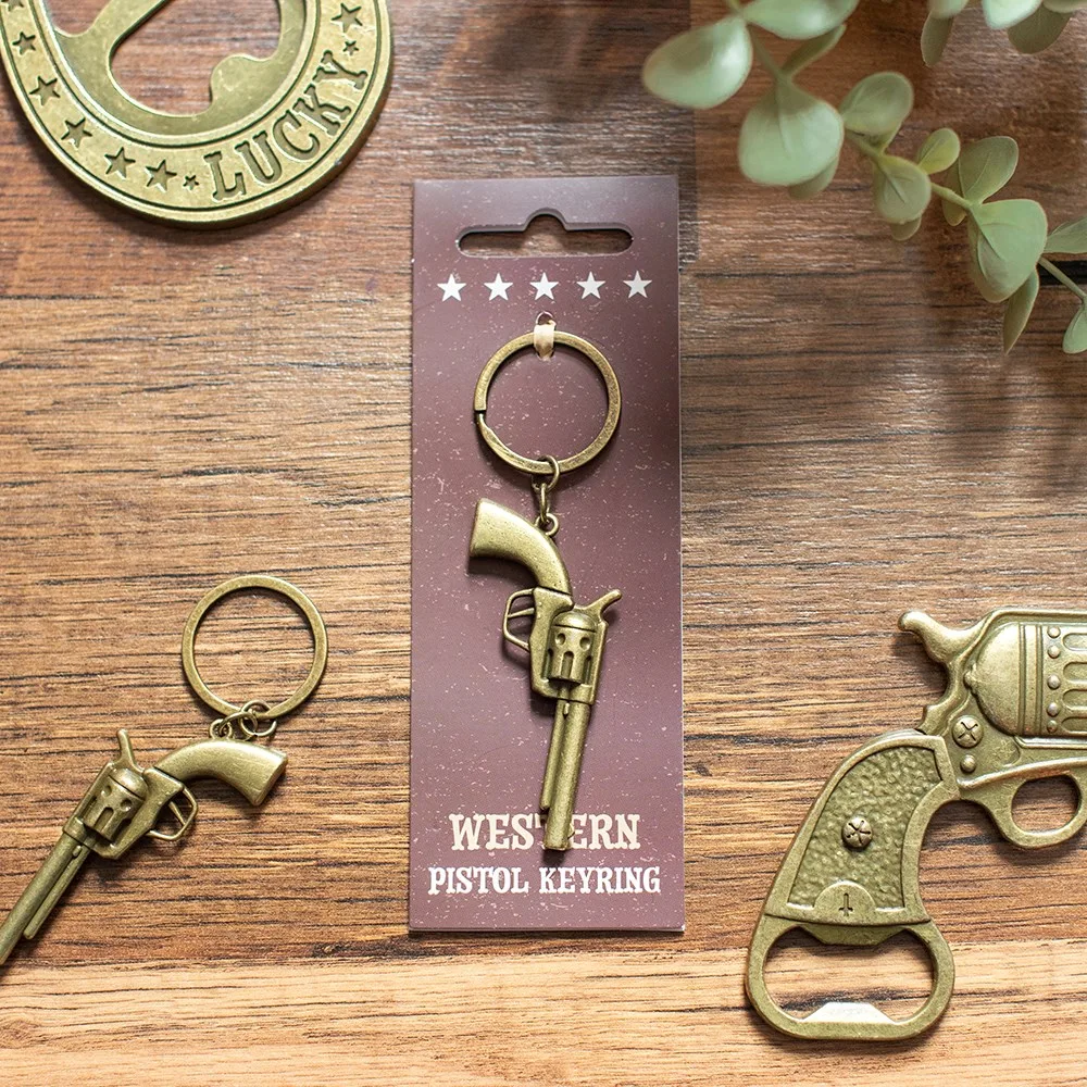 Western Pistol Keyring Western Pistol Keyring