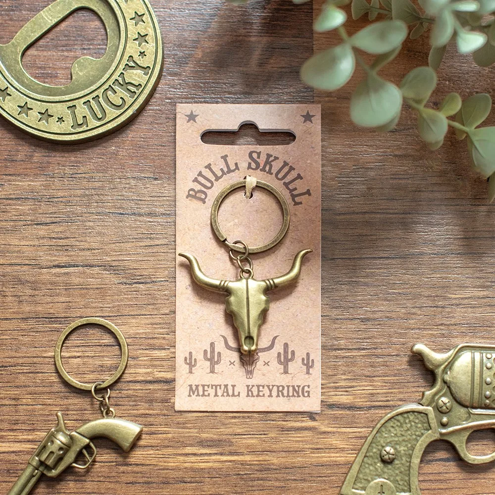 Bull Skull Keyring Bull Skull Keyring