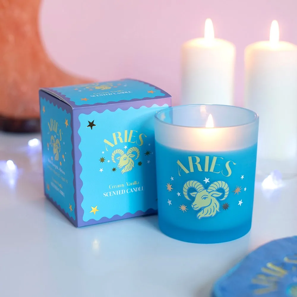 Zodiac Zest Aries Creamy Vanilla Candle Zodiac Zest Aries Creamy Vanilla Candle