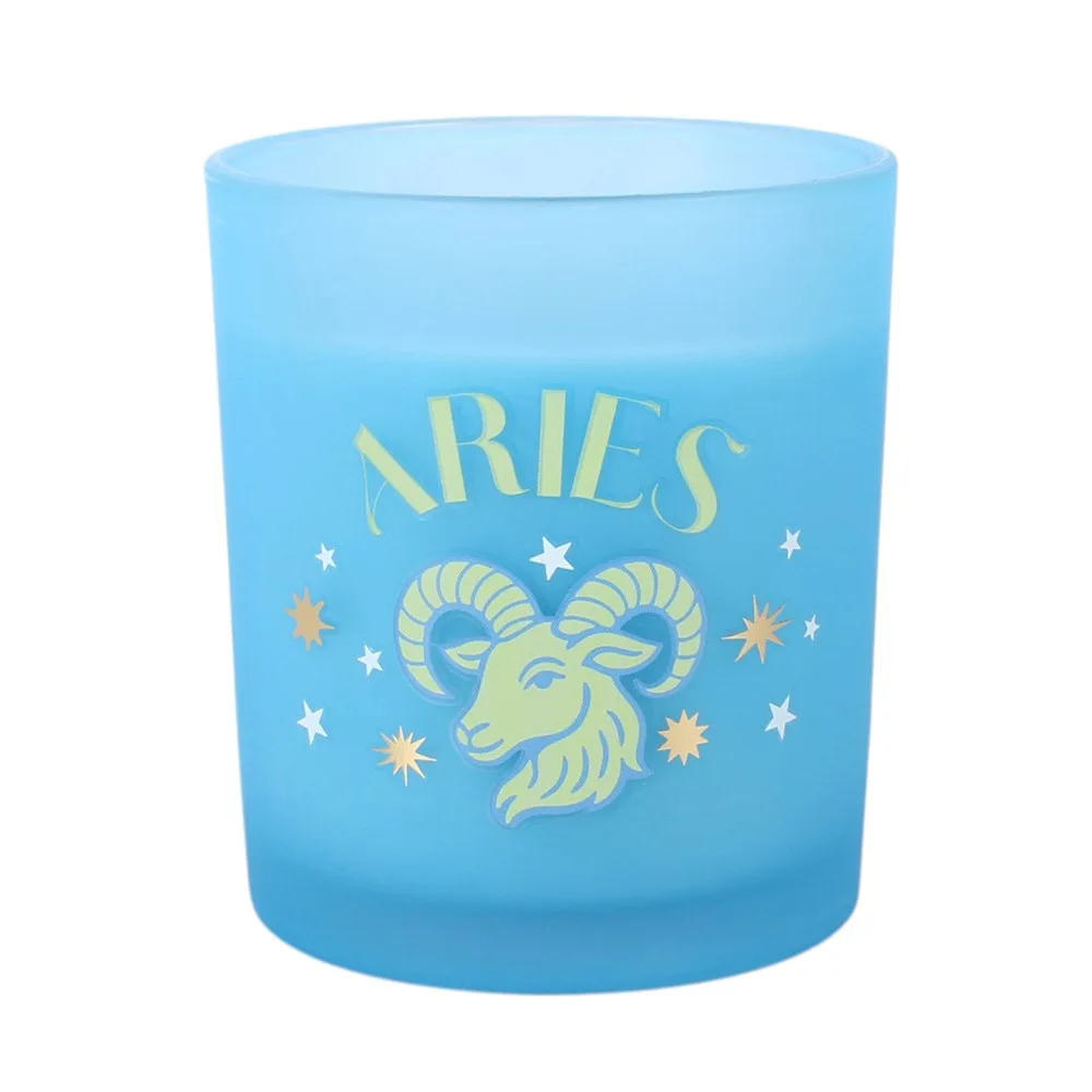 Zodiac Zest Aries Creamy Vanilla Candle - Image 3