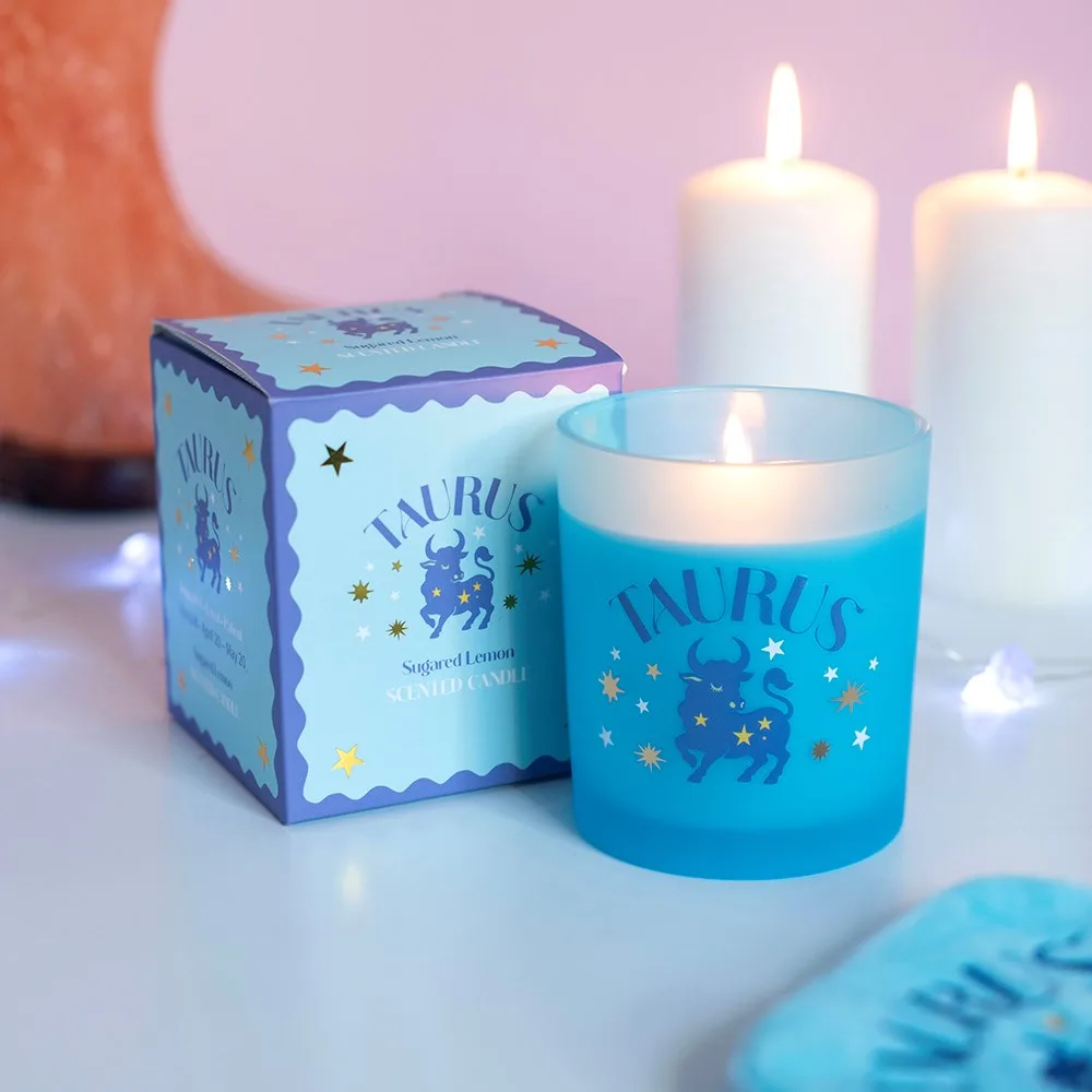 Zodiac Zest Taurus Sugared Lemon Candle Zodiac Zest Taurus Sugared Lemon Candle