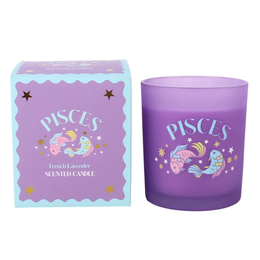 Zodiac Zest Pisces French Lavender Candle - Image 2