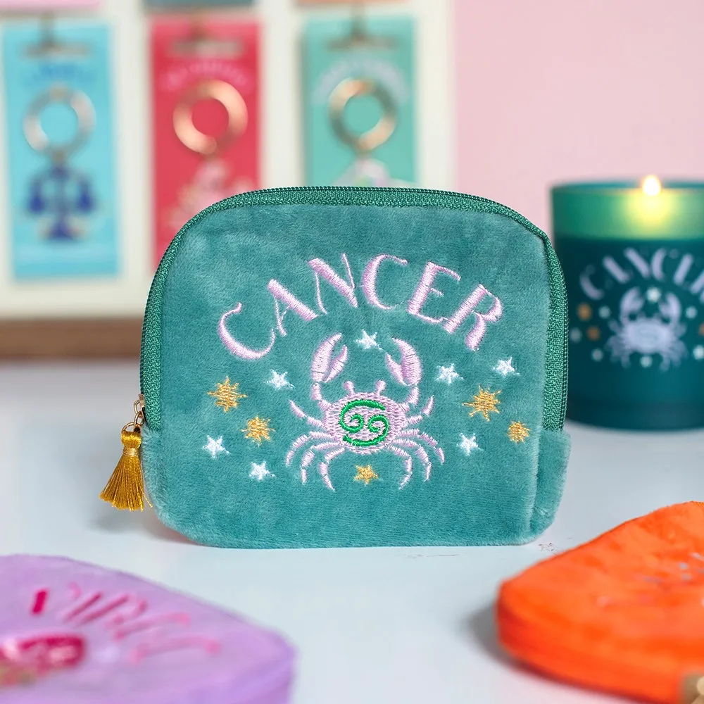 Zodiac Zest Cancer Velvet Pouch Zodiac Zest Cancer Velvet Pouch
