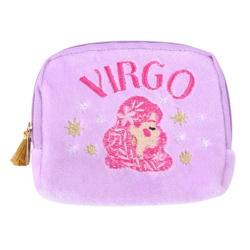 Zodiac Zest Virgo Velvet Pouch - Image 2