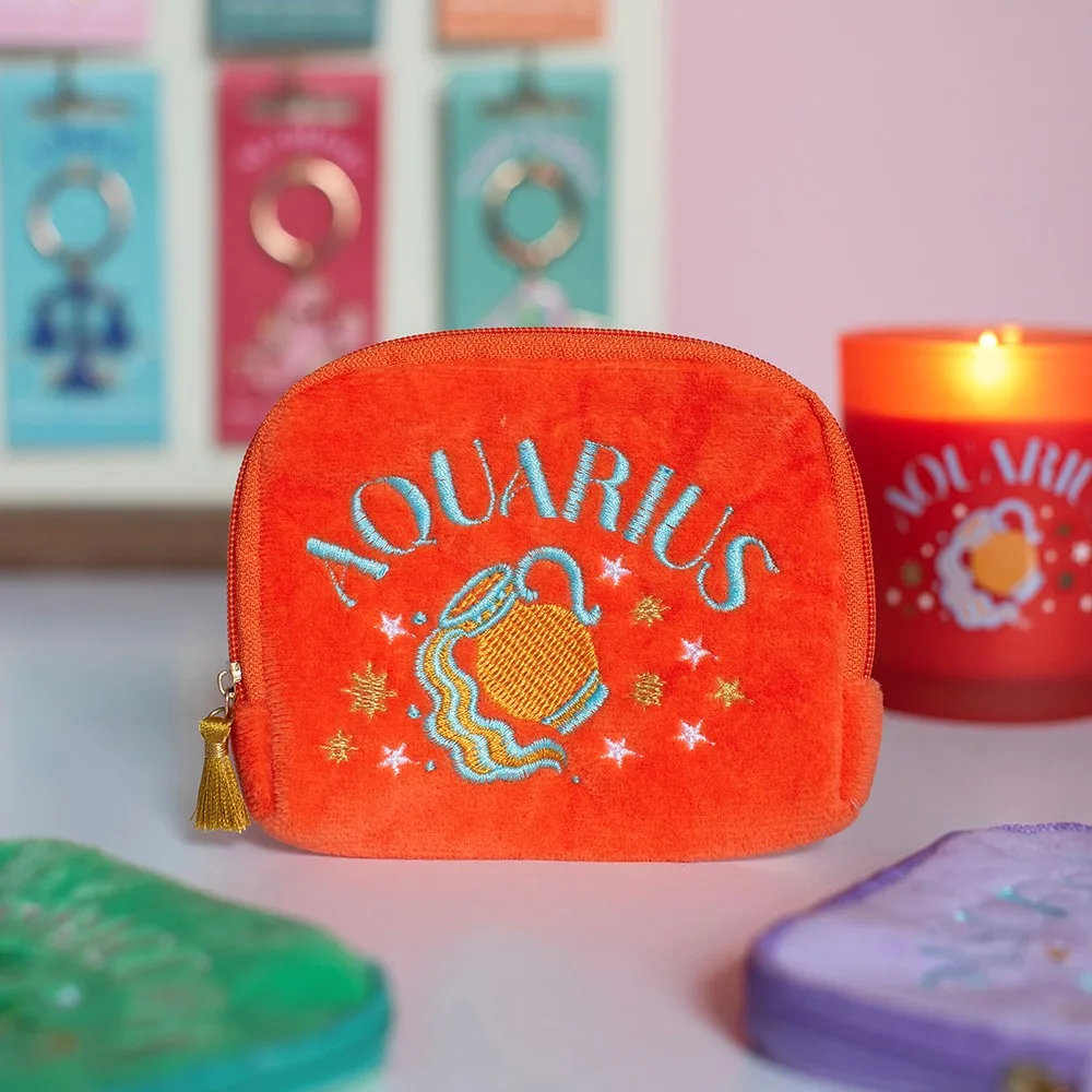 Zodiac Zest Aquarius Velvet Pouch Zodiac Zest Aquarius Velvet Pouch