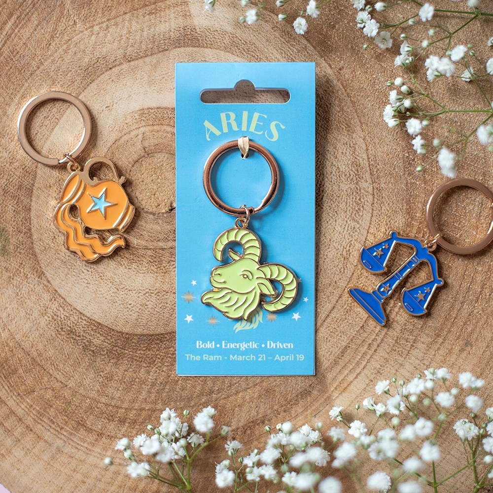 Zodiac Zest Aries Keyring Zodiac Zest Aries Keyring