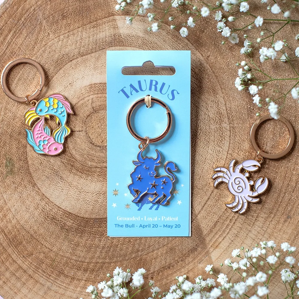 Zodiac Zest Taurus Keyring Zodiac Zest Taurus Keyring