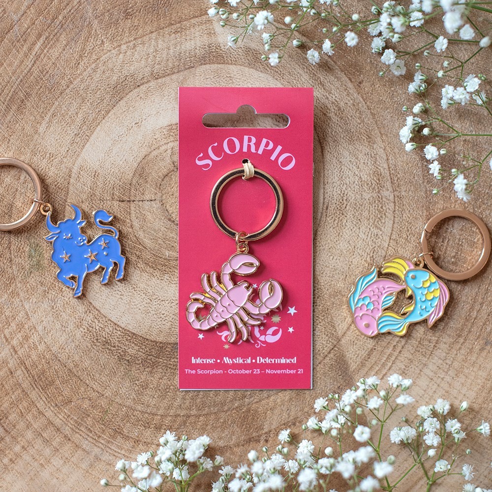 Zodiac Zest Scorpio Keyring Zodiac Zest Scorpio Keyring