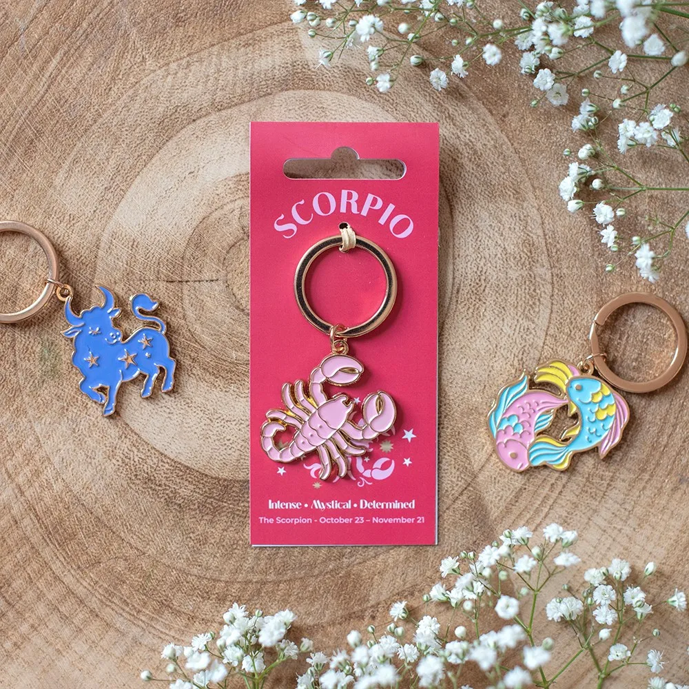Zodiac Zest Scorpio Keyring Zodiac Zest Scorpio Keyring