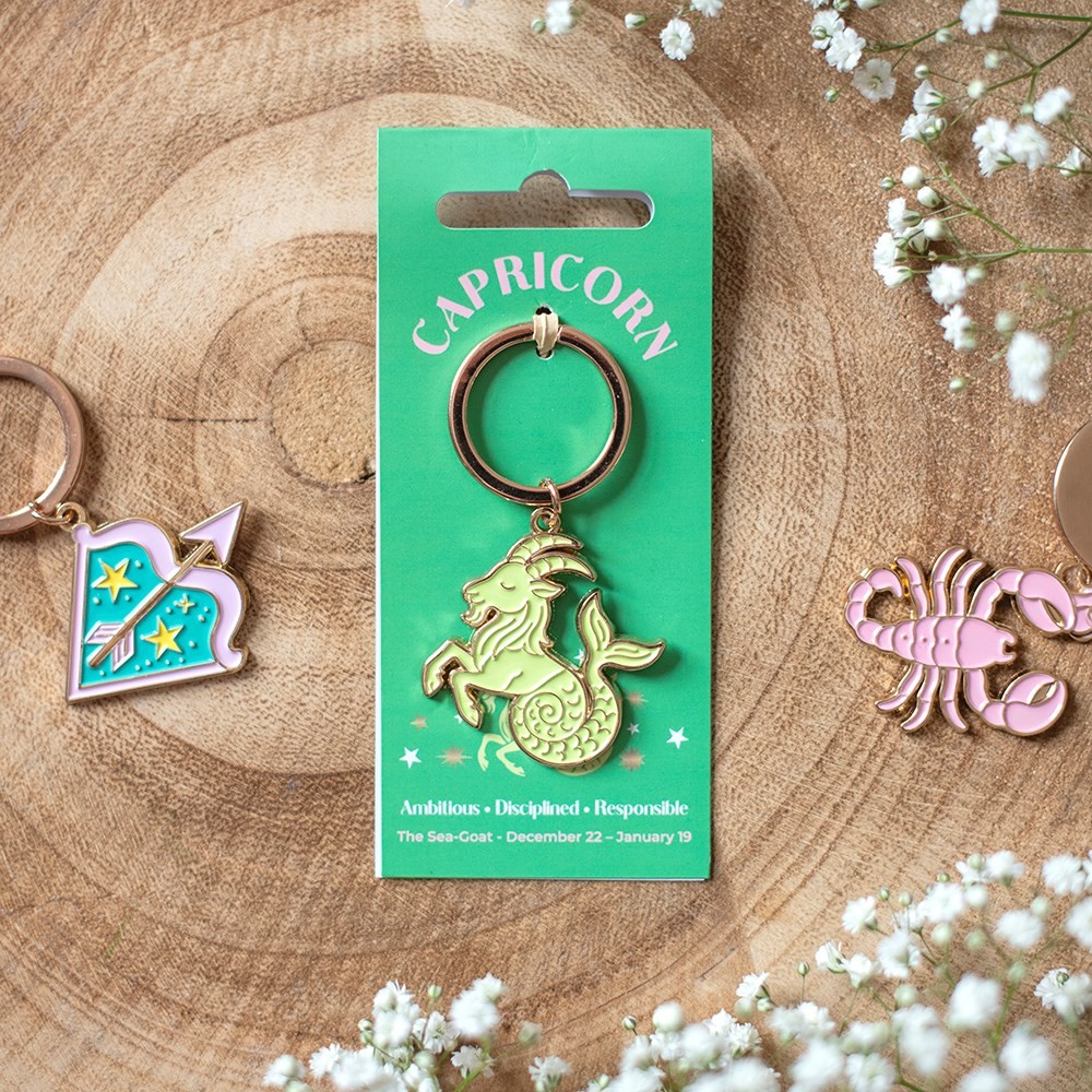 Zodiac Zest Capricorn Keyring Zodiac Zest Capricorn Keyring