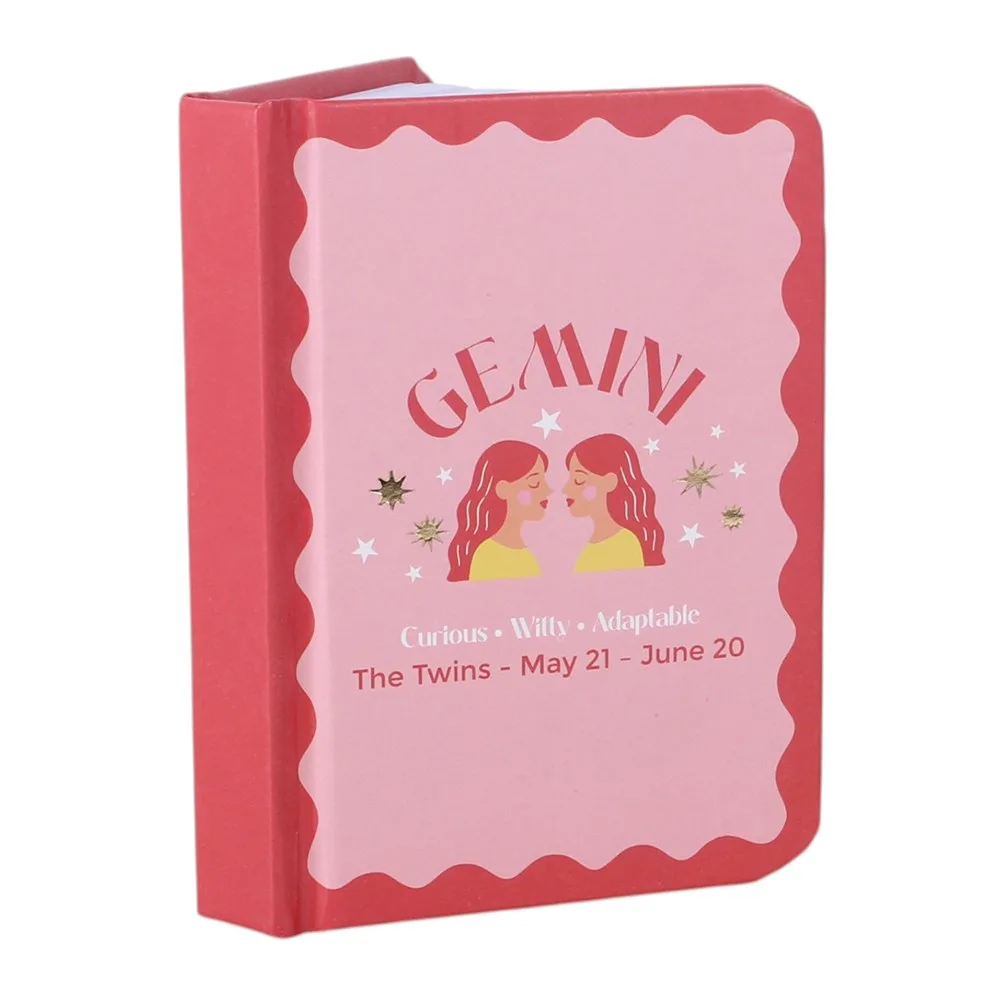 Zodiac Zest Gemini Mini Notebook - Image 2