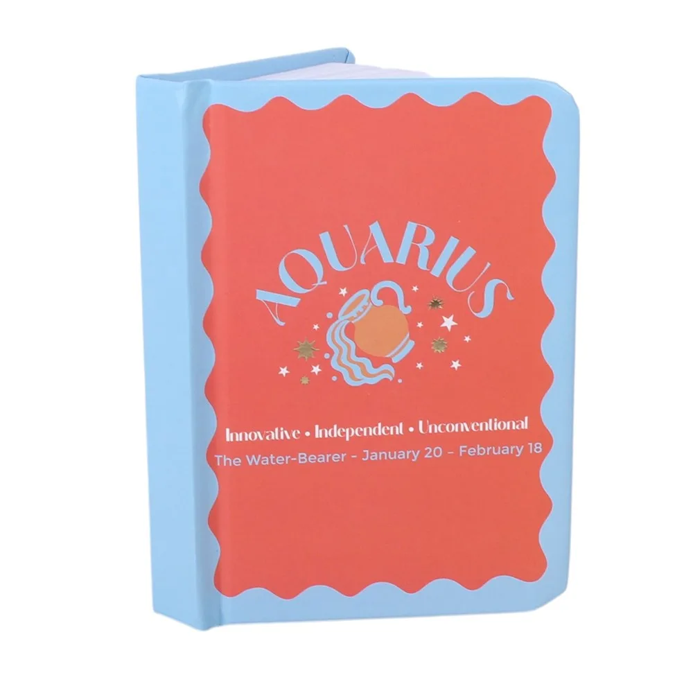 Zodiac Zest Aquarius Mini Notebook - Image 2