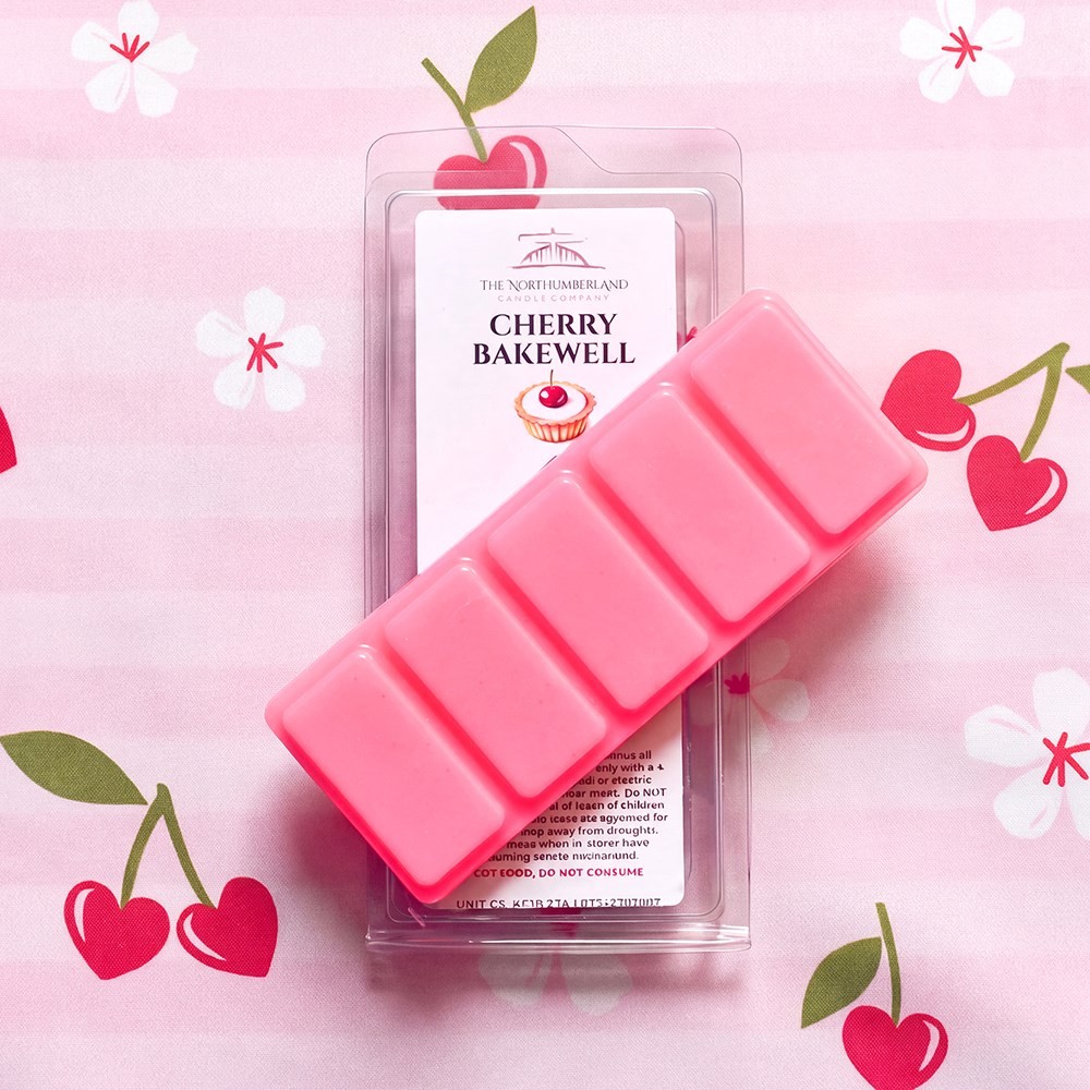 Cherry Bakewell 50g Wax Melt Snap Bar Cherry Bakewell 50g Wax Melt Snap Bar