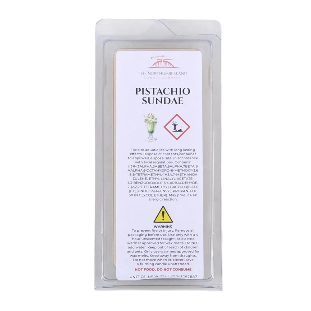 Pistachio Sundae 50g Wax Melt Snap Bar - Image 2
