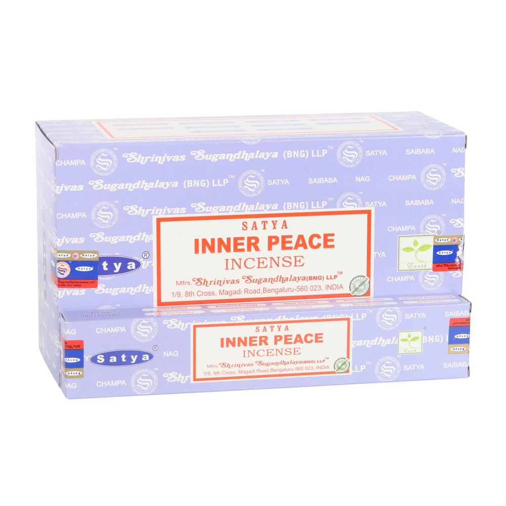 Set of 12 Inner Peace Incense Sticks by Satya Set of 12 Inner Peace Incense Sticks by Satya