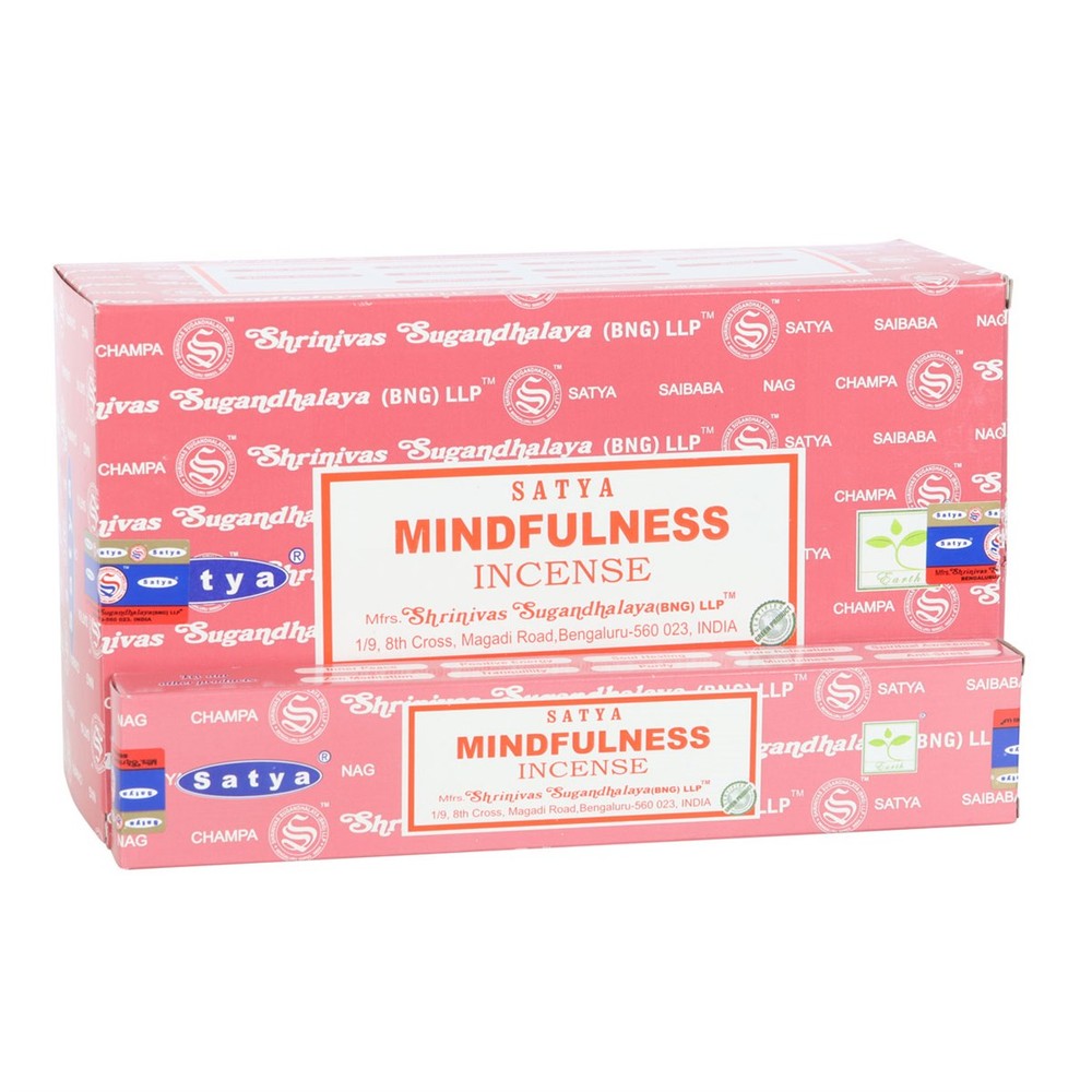 Set of 12 Mindfulness Incense Sticks by Satya Set of 12 Mindfulness Incense Sticks by Satya