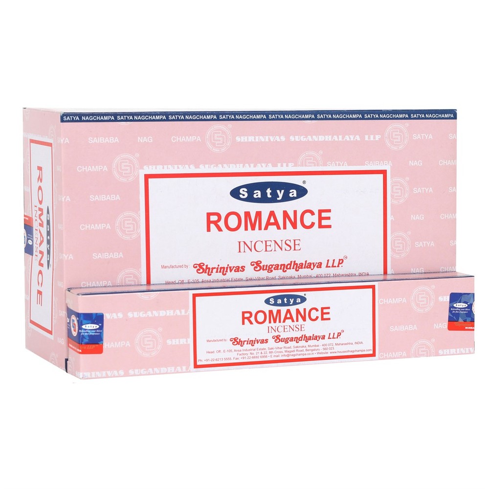 Set of 12 Romance Incense by Satya