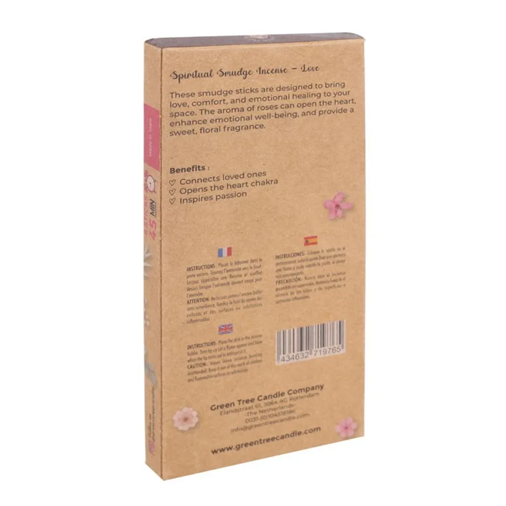 12 Packs of Rose Love Spiritual Smudge Incense Sticks - Image 2