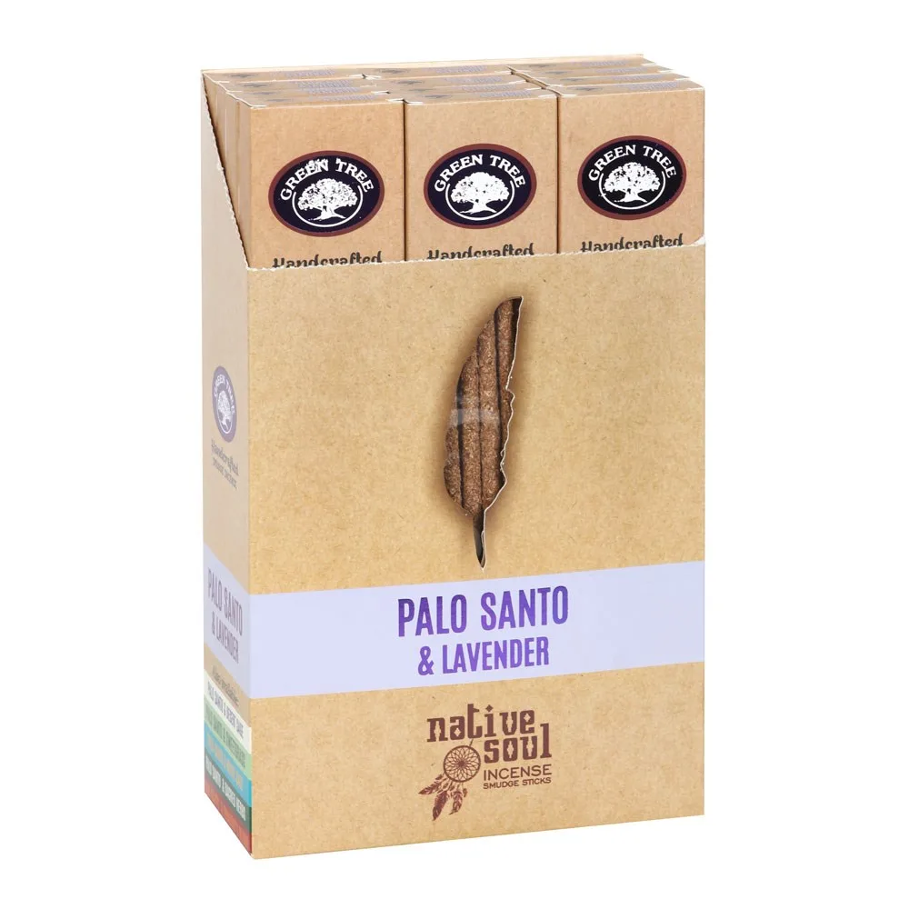 Set of 12 Palo Santo & Lavender Smudge Incense Sticks Set of 12 Palo Santo & Lavender Smudge Incense Sticks
