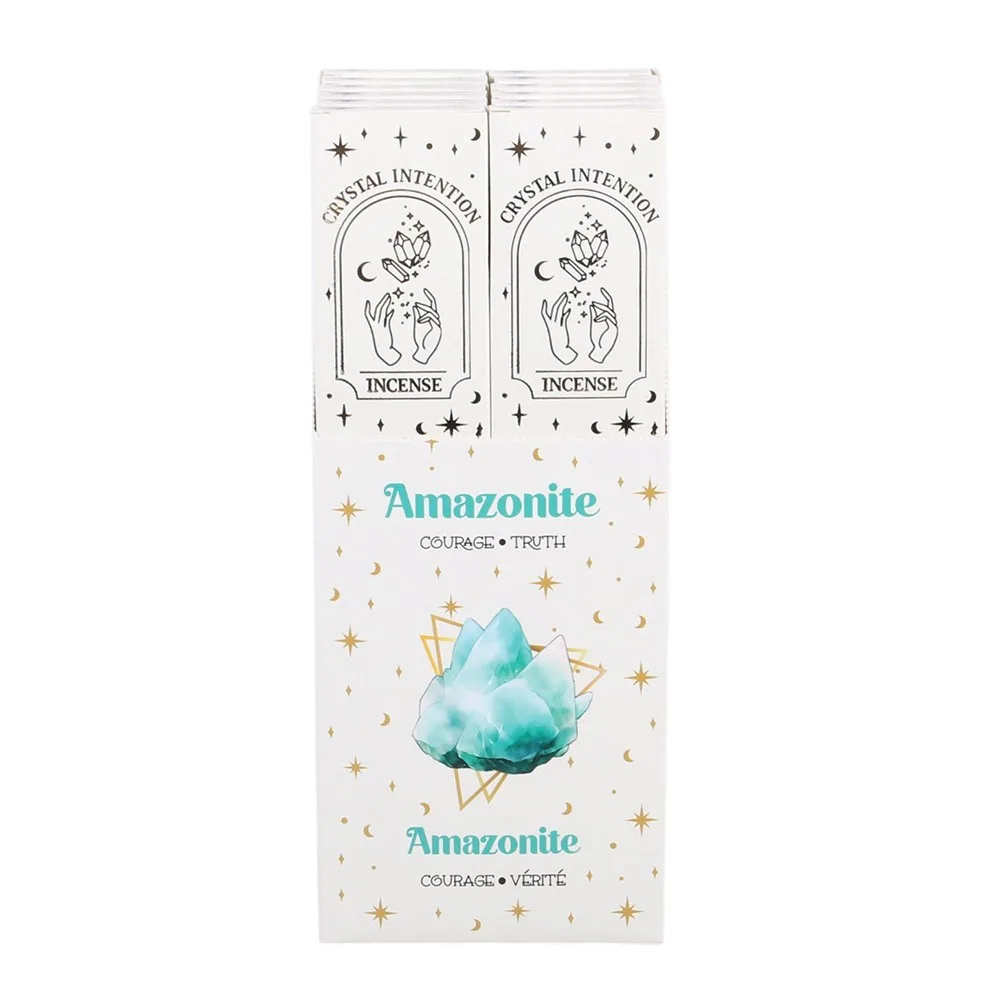 12 Packs of Native Soul Crystal Intentions Incense with Amazonite Chips - Image 4