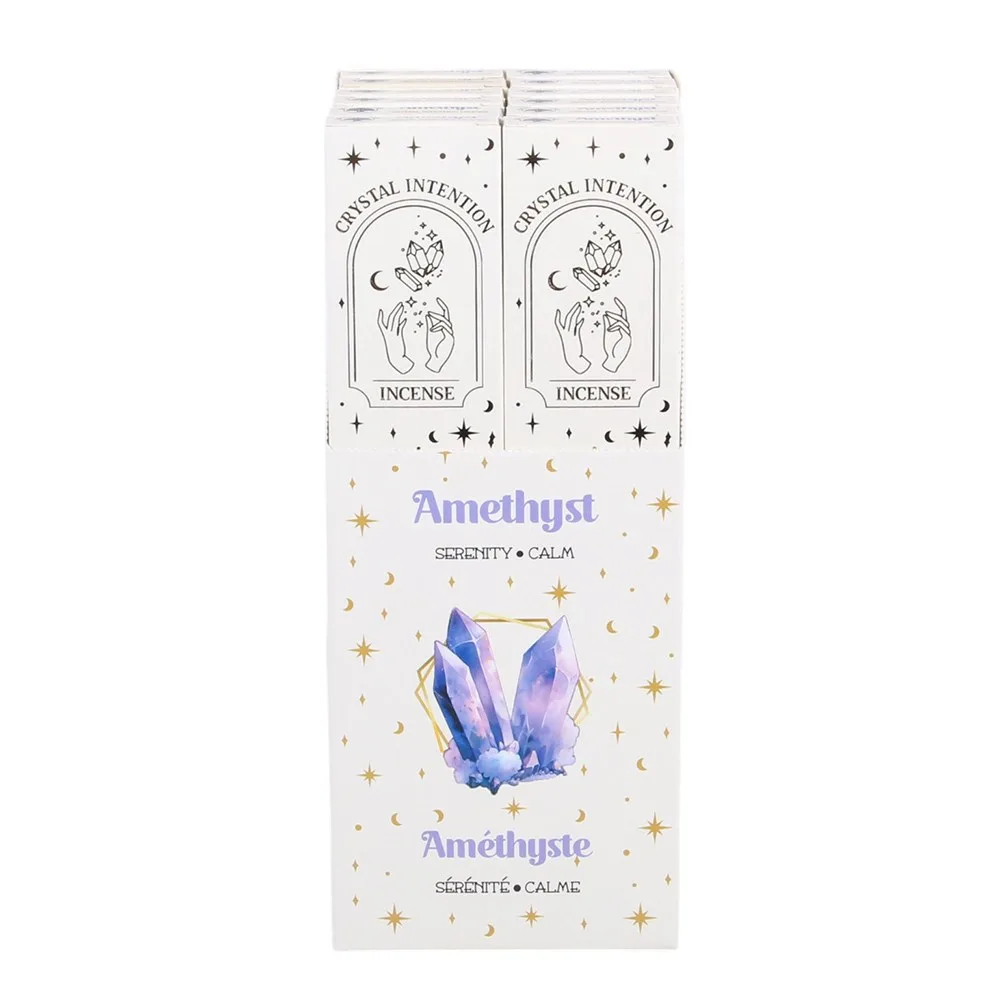 12 Packs of Native Soul Crystal Intentions Incense with Amethyst Chips - Image 4