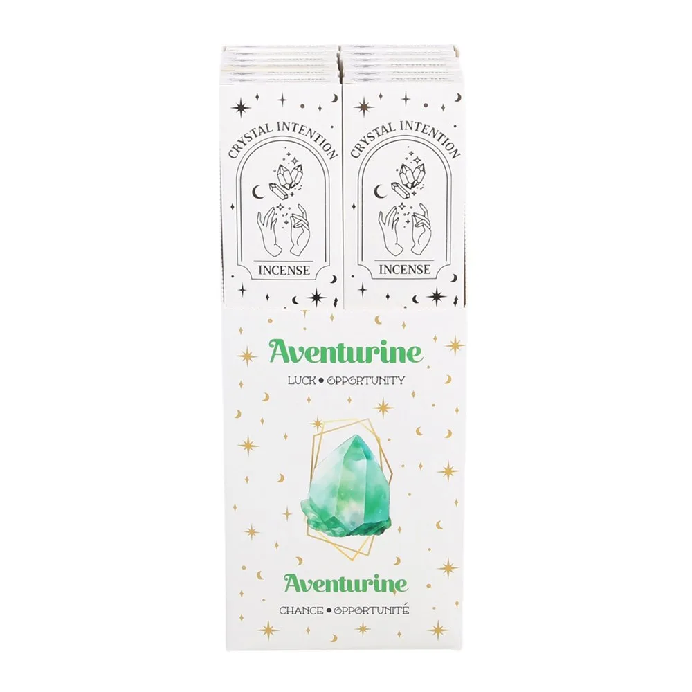 12 Packs of Native Soul Crystal Intentions Incense with Aventurine Chips - Image 4