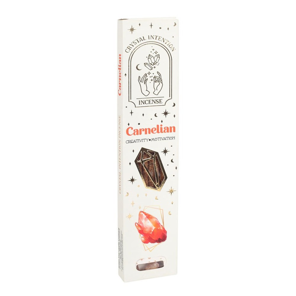 12 Packs of Native Soul Crystal Intentions Incense with Carnelian Chips