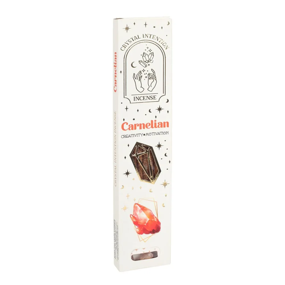 12 Packs of Native Soul Crystal Intentions Incense with Carnelian Chips 12 Packs of Native Soul Crystal Intentions Incense with Carnelian Chips