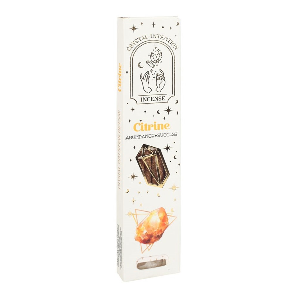 12 Packs of Native Soul Crystal Intentions Incense Citrine Chips 12 Packs of Native Soul Crystal Intentions Incense Citrine Chips