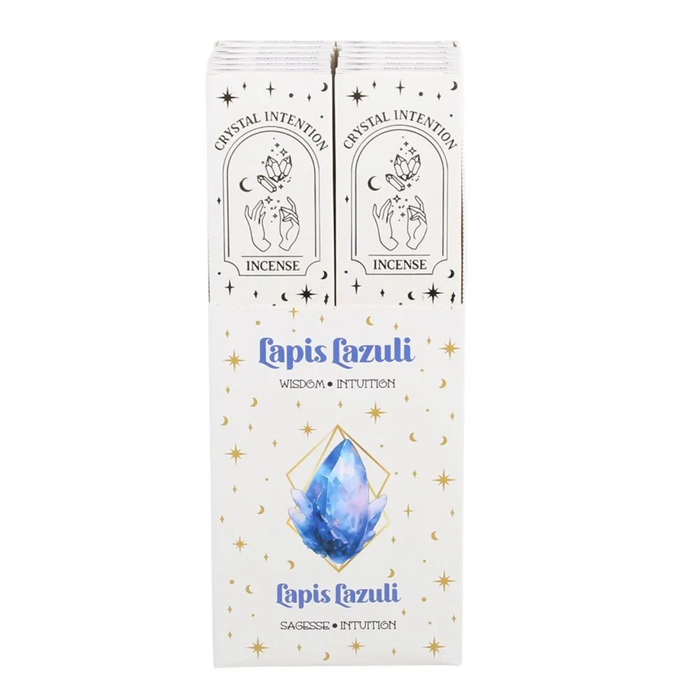12 Packs of Native Soul Crystal Intentions Incense with Lapis Lazuli Chips - Image 4