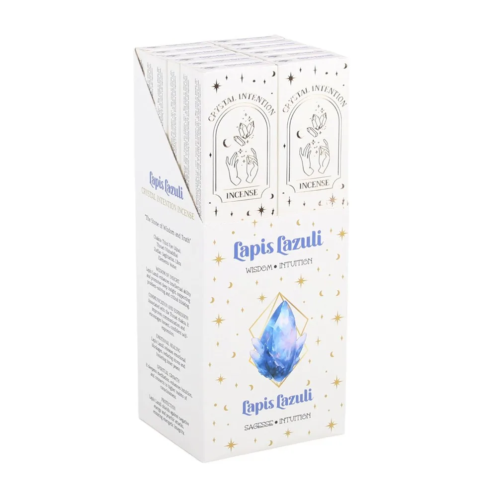 12 Packs of Native Soul Crystal Intentions Incense with Lapis Lazuli Chips - Image 5