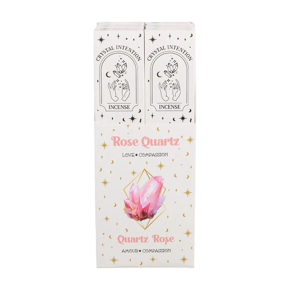 12 Packs of Native Soul Crystal Intentions Incense with Rose Quartz Chips - Image 4