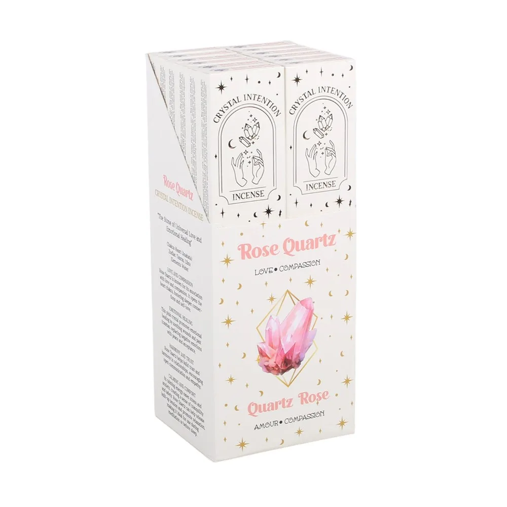 12 Packs of Native Soul Crystal Intentions Incense with Rose Quartz Chips - Image 5