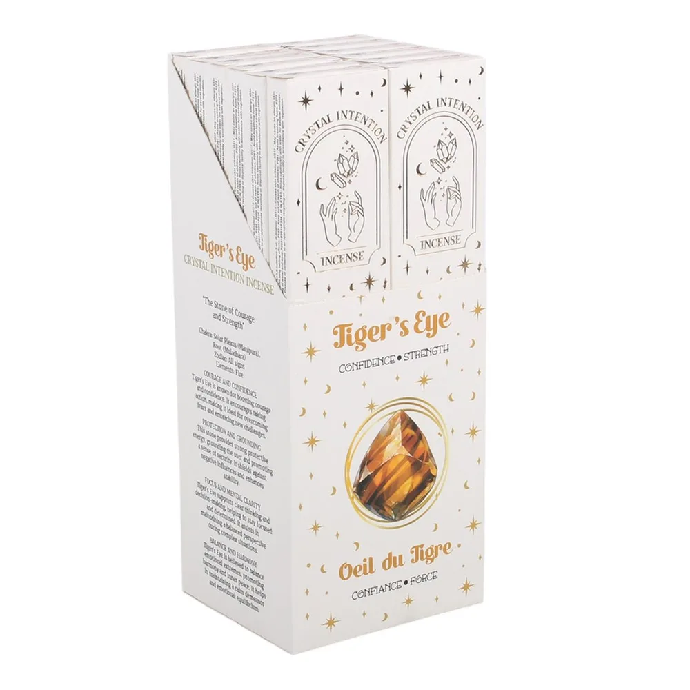 12 Packs of Native Soul Crystal Intentions Incense with Tiger's Eye Chips - Image 4
